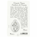 Immaginetta di preghiera della Madonna del Carmelo