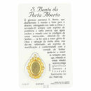 Saint Benedict of Open Door prayer card