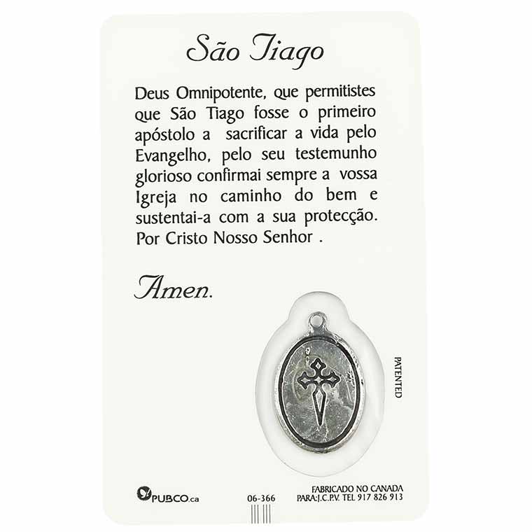 Cartão de oração de São Tiago