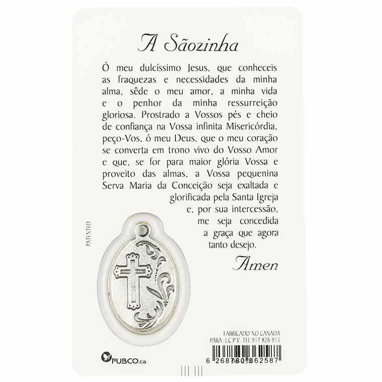 Prayer card of Saozinha