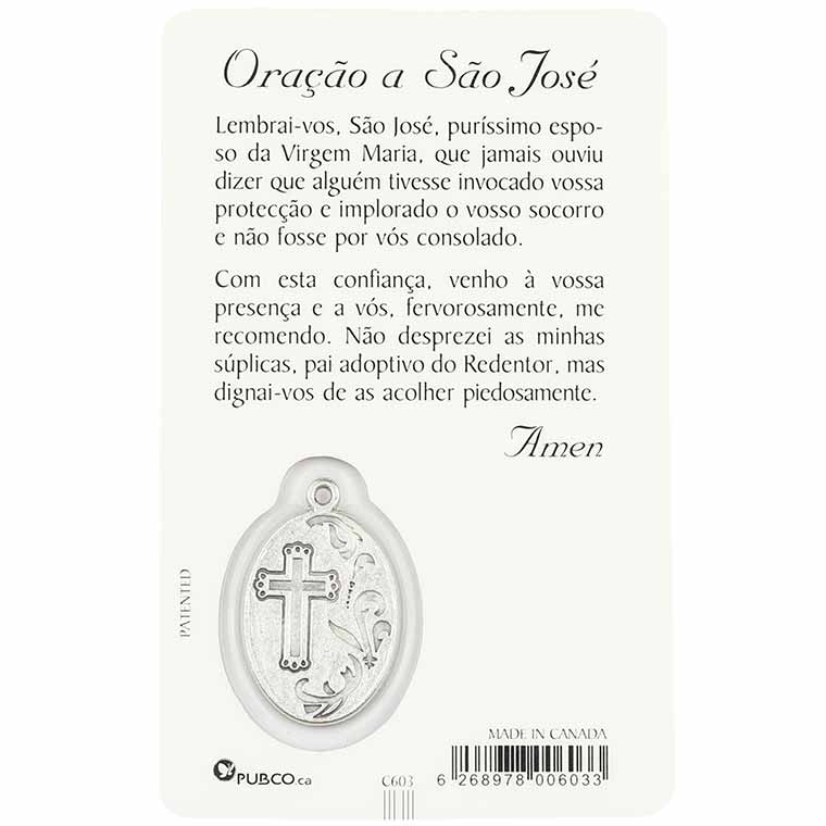 Prayer card of Saint Joseph