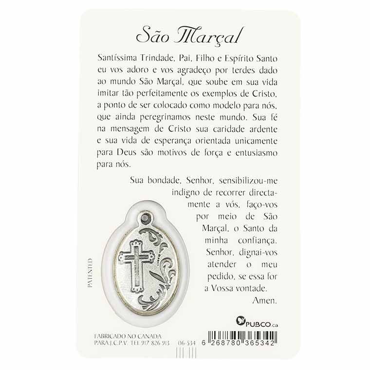 Prayer card of Saint Florian