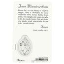 Prayer card of Divine Mercy