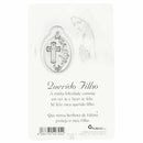 Card with dedication to Son