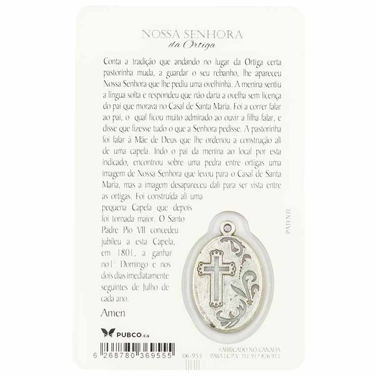 Carte de prière Notre-Dame d'Ortiga
