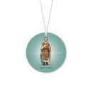 Saint Isidore car air freshener