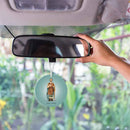 Saint Isidore car air freshener