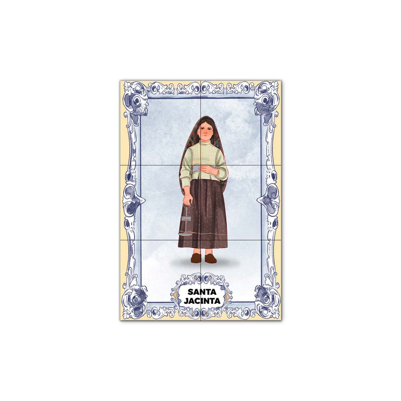 Saint Jacinta Tile Panel 30 cm x 45 cm