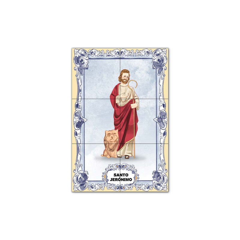 Saint Jerome Tile Panel 30 cm x 45 cm