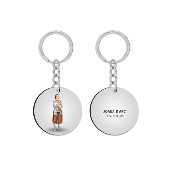Joan of Arc keychain