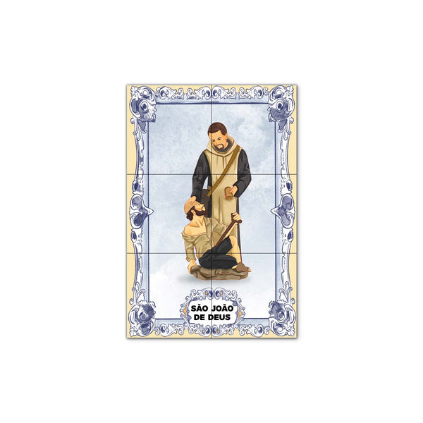 Saint John of God Tile Panel 30 cm x 45 cm