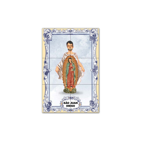 Saint Juan Diego Tile Panel 30 cm x 45 cm