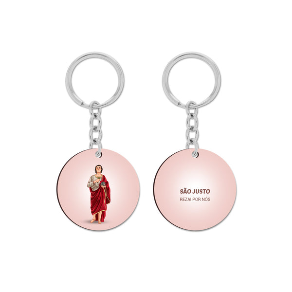 Saint Justus Keychain