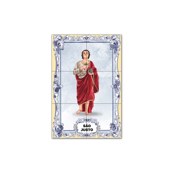 Saint Justus Tile Panel 30 cm x 45 cm