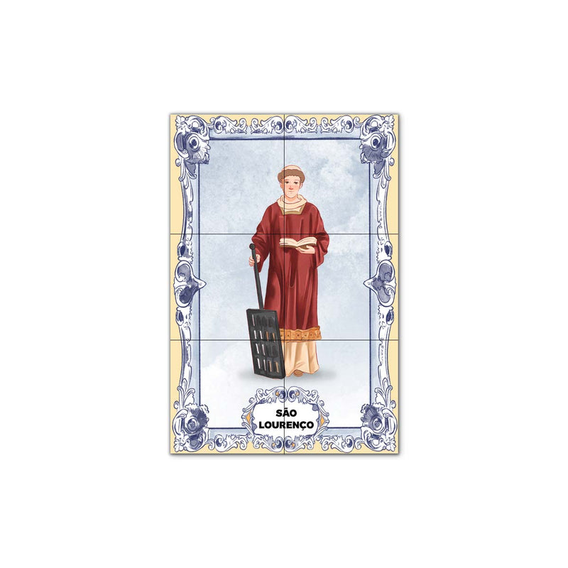 Saint Lawrence Tile Panel 30 cm x 45 cm