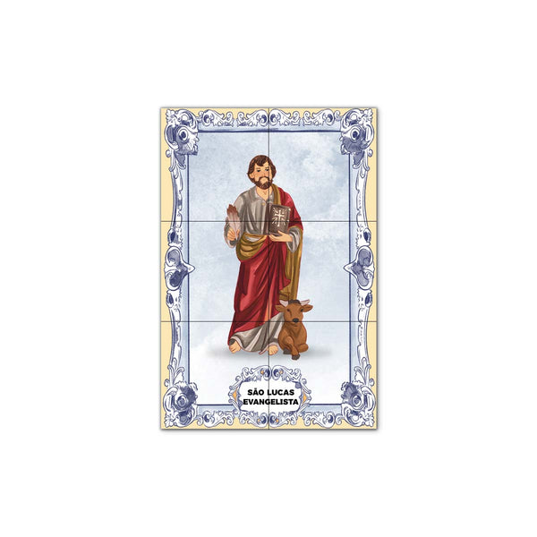 Saint Luke the Evangelist Tile Panel 30 cm x 45 cm