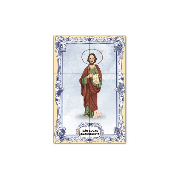 Saint Luke the Evangelist Tile Panel 30 cm x 45 cm