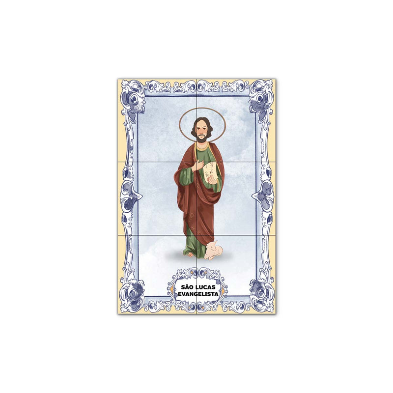 Saint Luke the Evangelist Tile Panel 30 cm x 45 cm