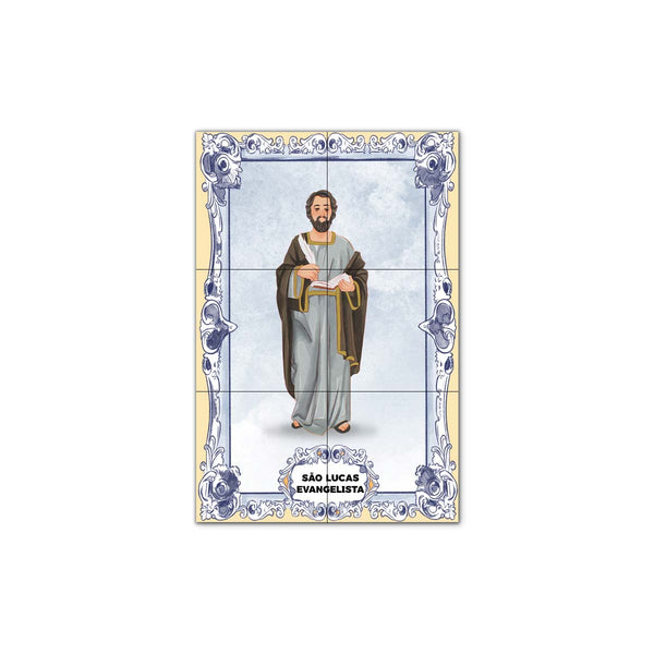 Saint Luke the Evangelist Tile Panel 30 cm x 45 cm