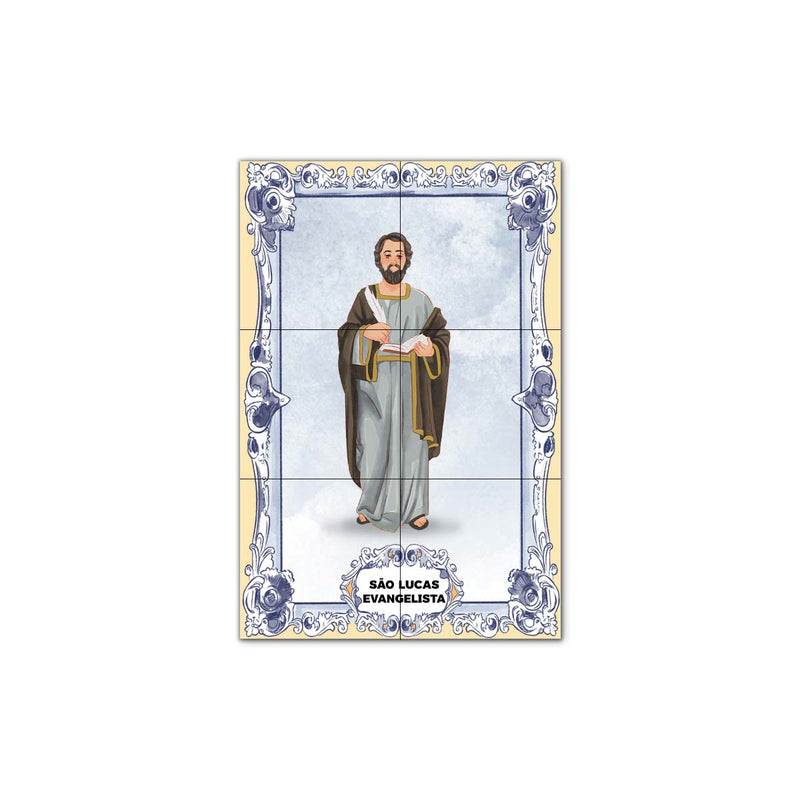 Saint Luke the Evangelist Tile Panel 30 cm x 45 cm