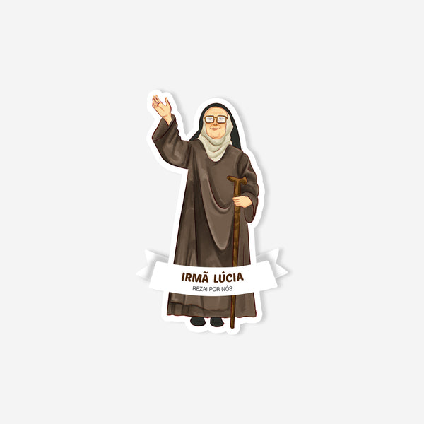 Naklejka katolicka Siostry Łucji