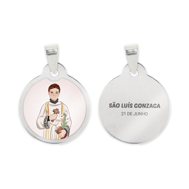 Saint Aloysius Gonzaga Steel Medal