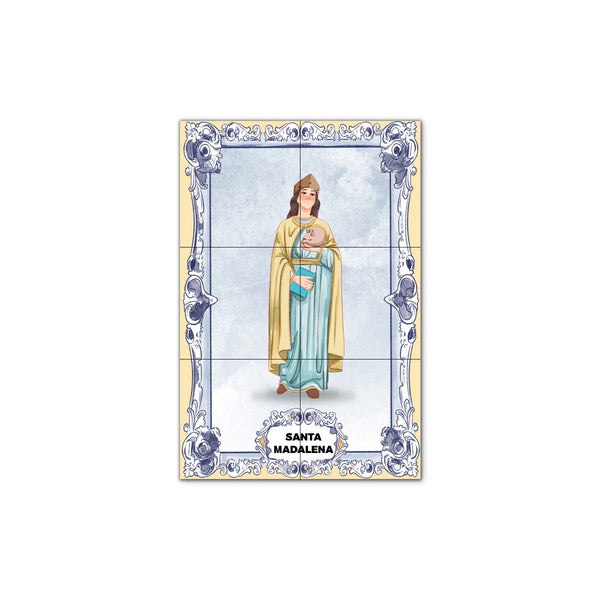 Saint Mary Magdalene Tile Panel 30 cm x 45 cm