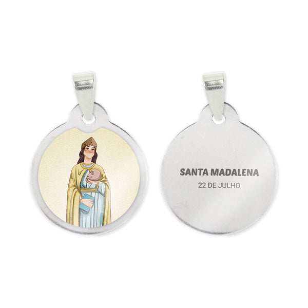 Saint Magdalene Steel Medal