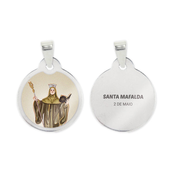 Saint Mafalda Steel Medal