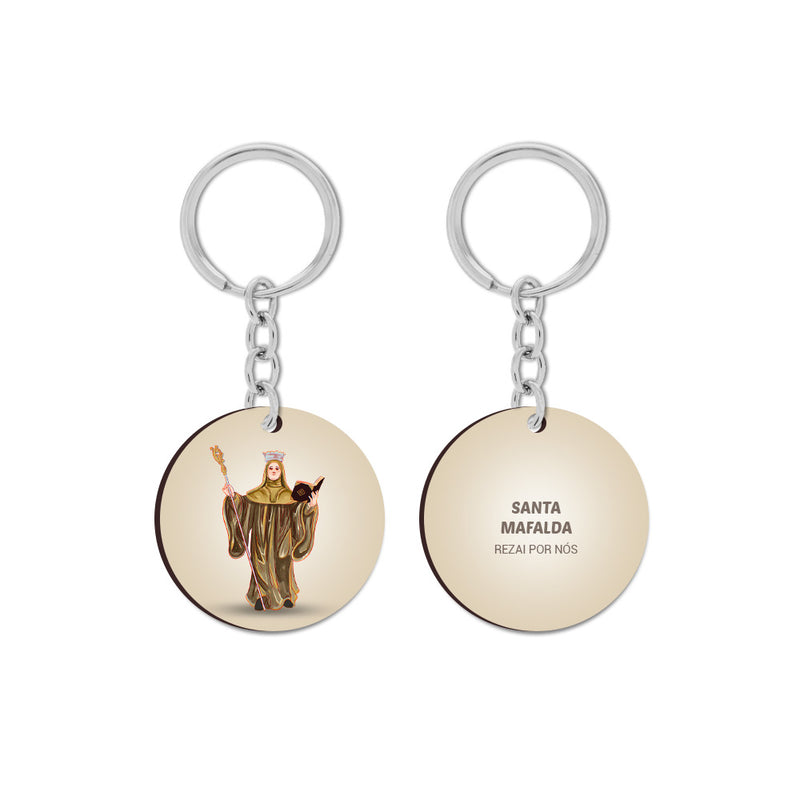 Saint Mafalda keychain
