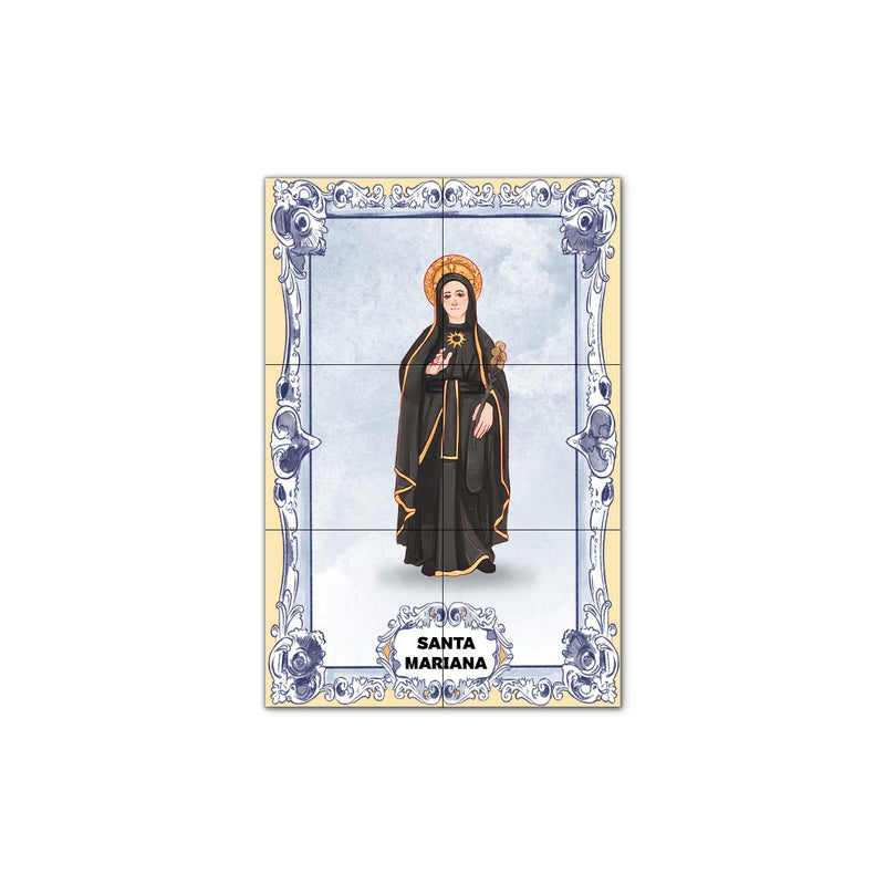 Saint Mariana Tile Panel 30 cm x 45 cm