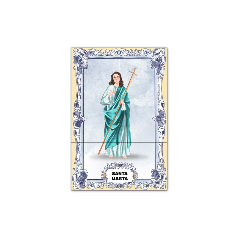 Saint Martha Tile Panel 30 cm x 45 cm