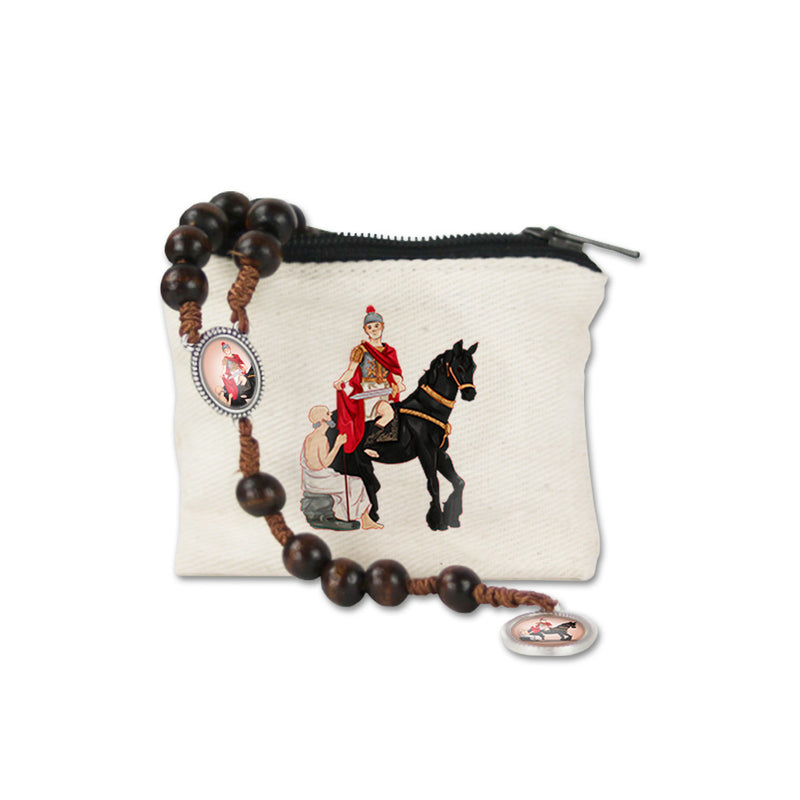Saint Martin of Tours Wallet and Rosary