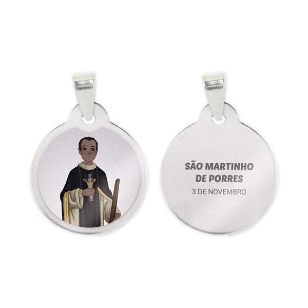 Saint Martin de Porres Steel Medal