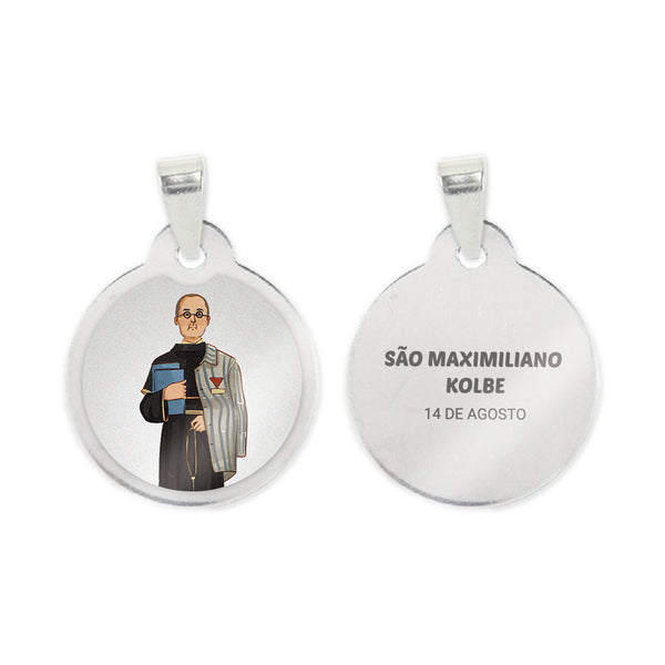 Saint Maximilian Kolbe Steel Medal