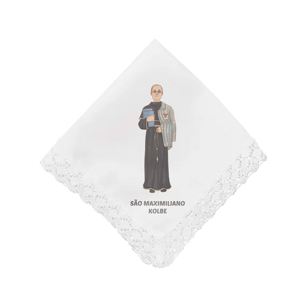 Saint Maximilian Kolbe handkerchief