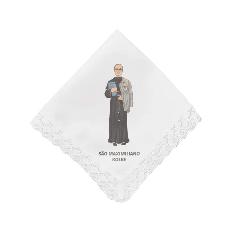 Saint Maximilian Kolbe handkerchief