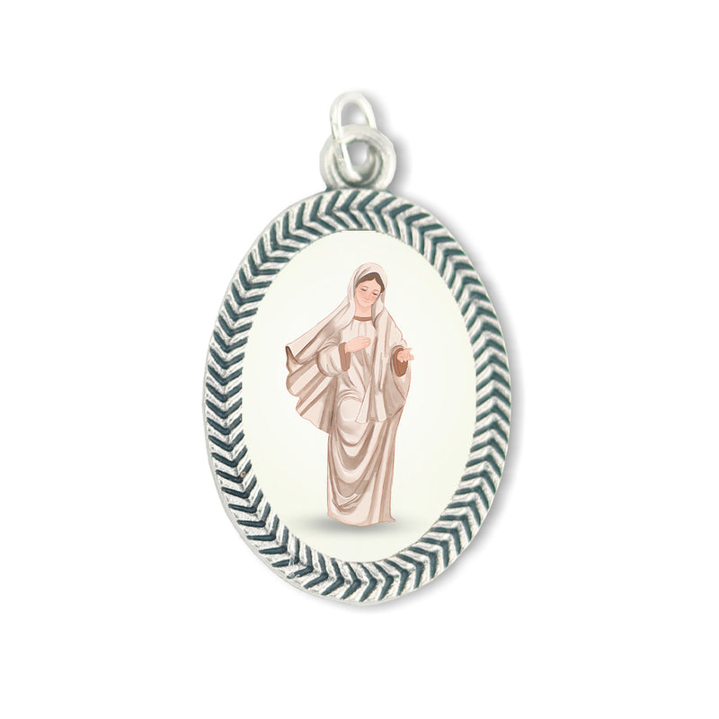 Medalik Matki Bożej z Medjugorge