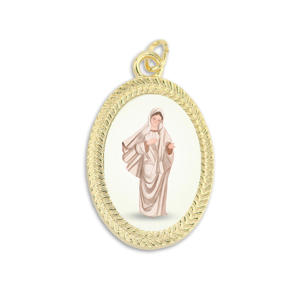 Medalik Matki Bożej z Medjugorge