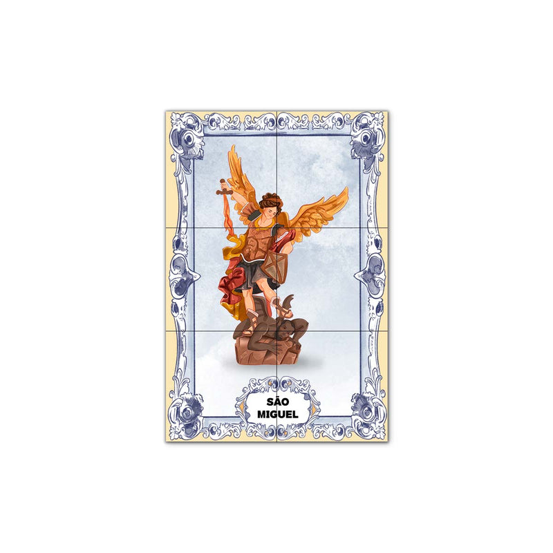 Saint Michael Tile Panel 30 cm x 45 cm