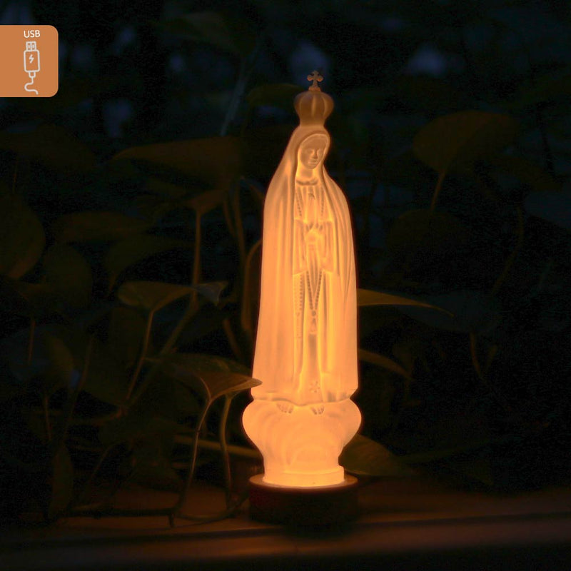 Illuminated Our Lady of Fatima - USB LED Lamp