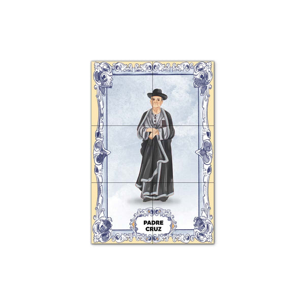 Father Cruz Tile Panel 30 cm x 45 cm