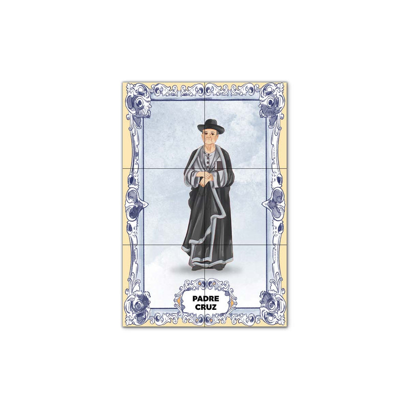 Father Cruz Tile Panel 30 cm x 45 cm