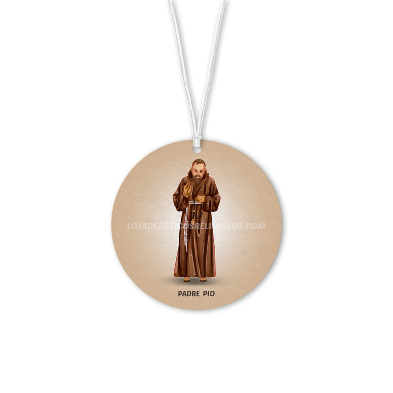Father Pio Car Air Freshener