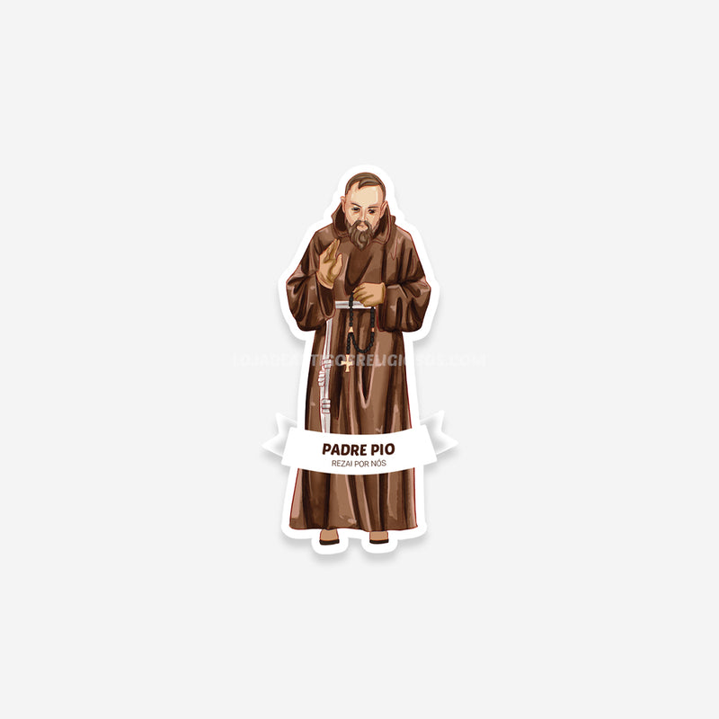 Father Pio Sticker