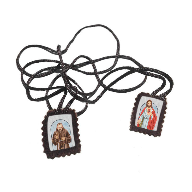 Father Pio Fabric Scapular