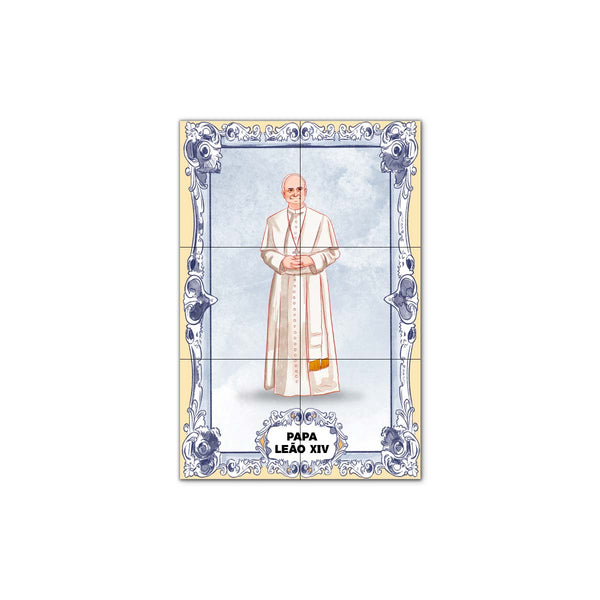 Pope Leo XIV Tile Panel 30 cm x 45 cm