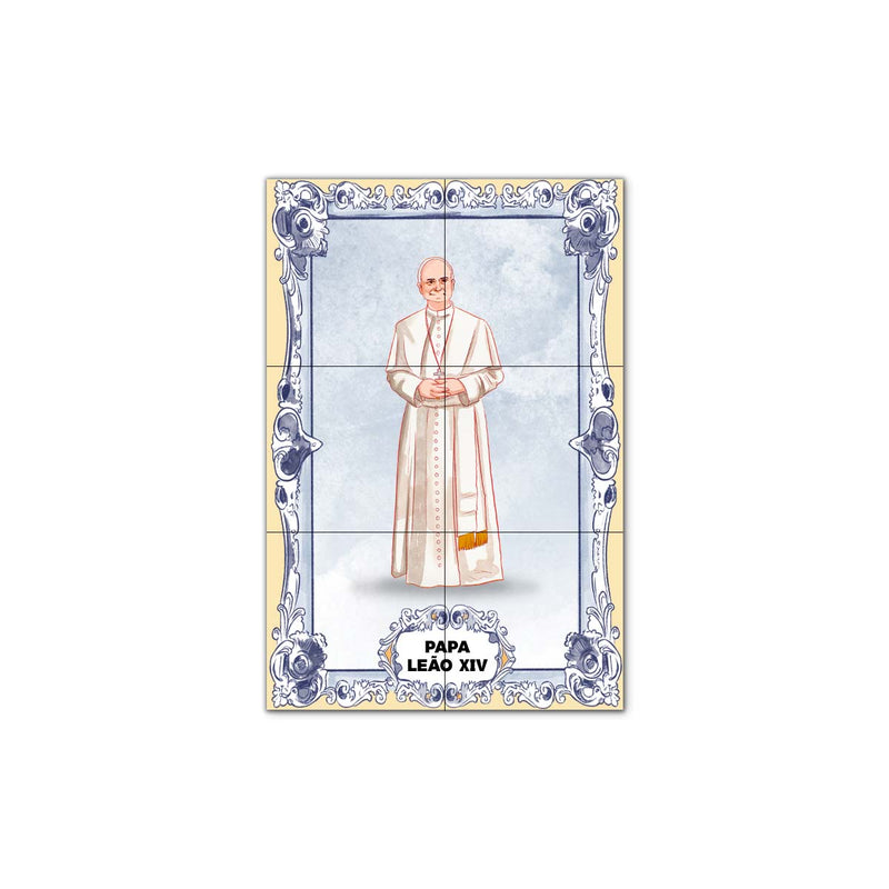 Pope Leo XIV Tile Panel 30 cm x 45 cm
