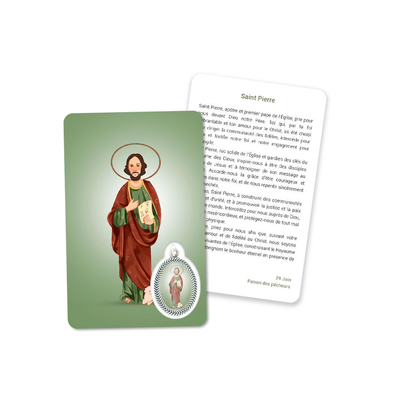 Prayer's card of Saint Peter