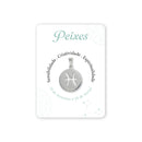 Pisces stainless steel medal